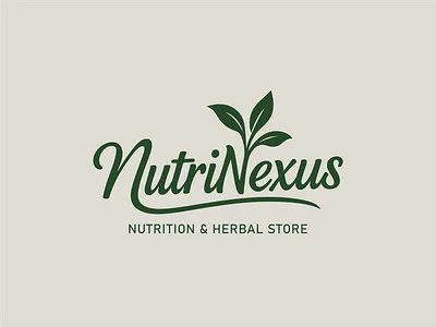 Organic nutrition herbal or supplement logo. A wordmark. brand identity branding kit business logo company logo corporate logo creative logo custom logo graphic designing logo design logo redesign luxury logo medicine logo minimalist logo modern logo professional logo simple logo special font logo startup logo wellness logo wordmark logo