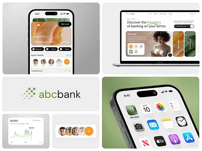 Fintech Design | Financial Mobile App | Finance | Landing Page animation app design app interface banking digital banking finance financial fintech landing page design mobile mobile app design mobile banking mobile design mobile interface modern banking online banking product design ui ux web banking web design