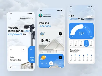 Weather mobile App ai interface app interfaces climate app core app dashboard dailyuix data visualization fireart forecast app mobile dashboard mobile login mobile ui saas app temperature ui ux design weather app weather dashboard weather forecast