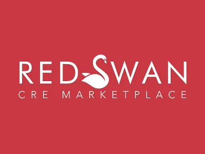 RedSwan CRE Marketplace blockchain clean design logo logo design minimal minimalistic negative space real estate simple timeless