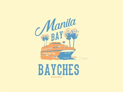 Manila Bay Bayches design graphic design illustration logo design