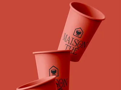 MAISON THÉ brand identity brand identity design branding elegant graphic design logo logo design modern branding modern logo refined brand identity sophisticated logo tea tea house tea house branding