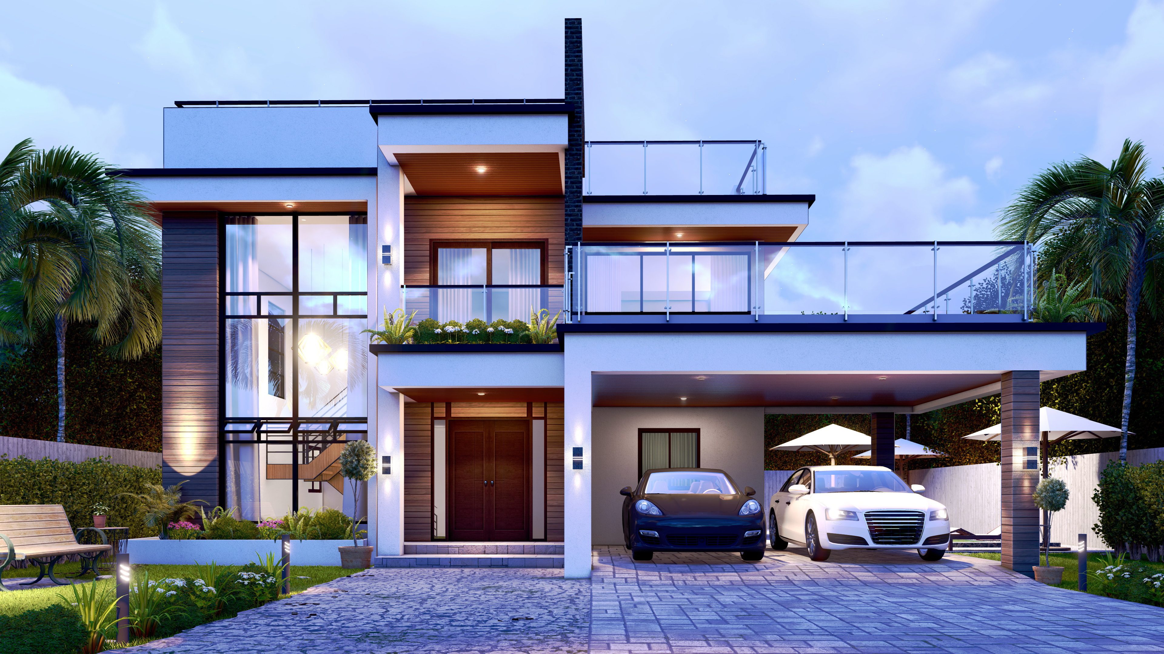Example of 3D Photorealistic Exterior Rendering