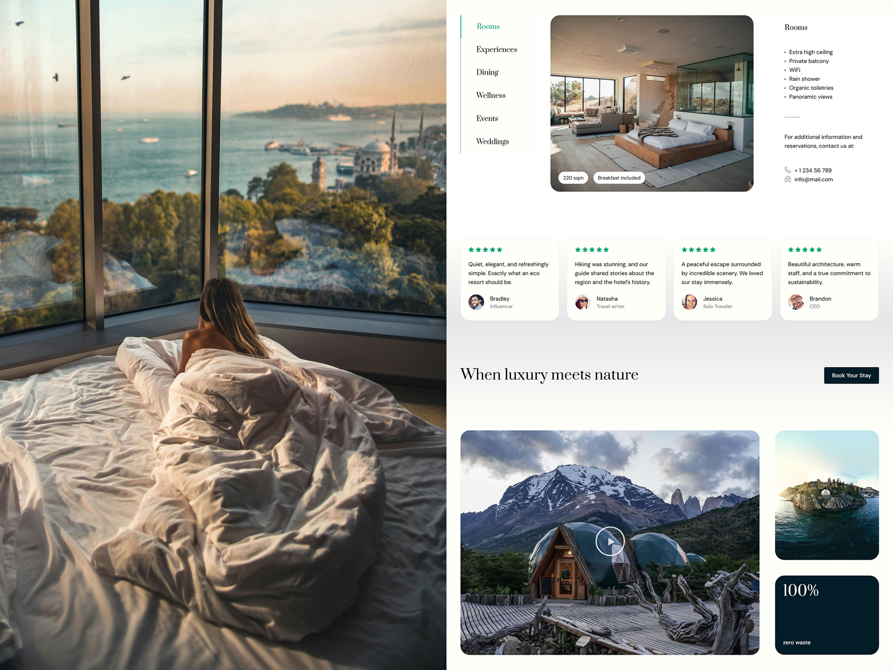 Eco Hotel: Resort & Wellness Website Template