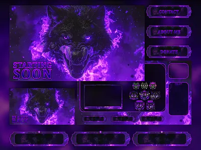 Inferno Wolf Animated Stream Overlay Pack | Twitch Overlay animated overlay chinese overlays dark japan overlay dark japan twitch dark japanese twitch dark wolf overlay japan overlay japanese overlay overlay japanese red sakura overlay sakura moon overlay sakura night overlay stream overlay twitch japanese twitch overlay twitch purple overlay wolf overlay wolf overlays wolf twitch overlay