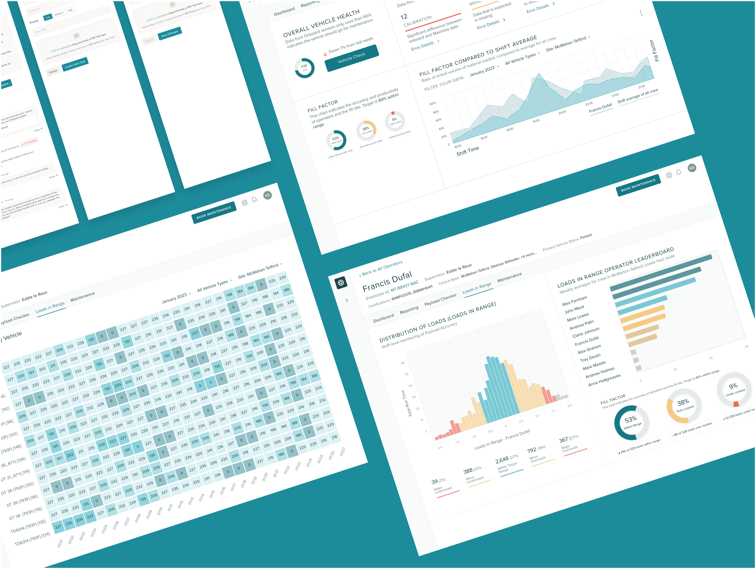 Mining Truck Operator Dashboard