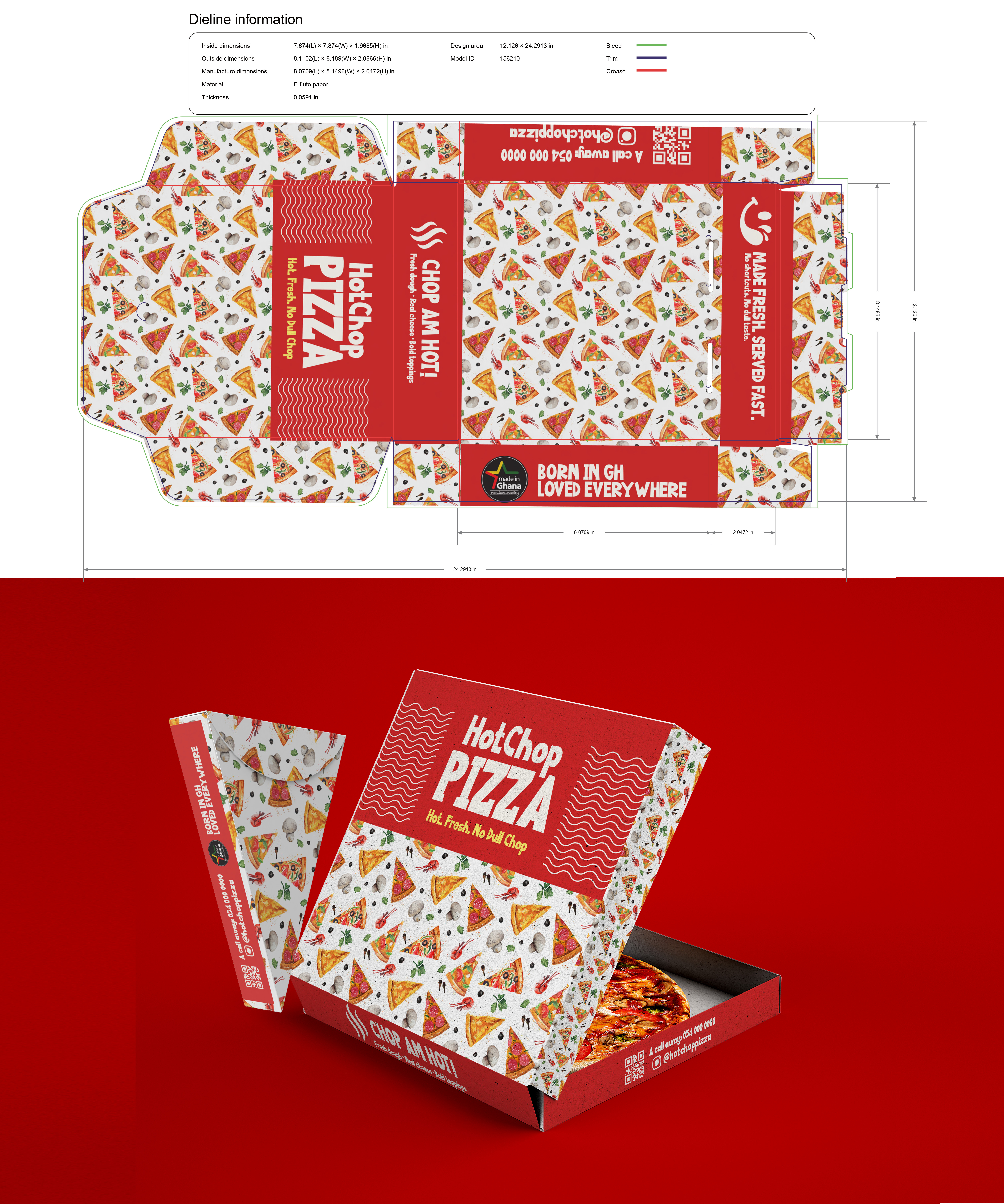 Pizza Packaging Design