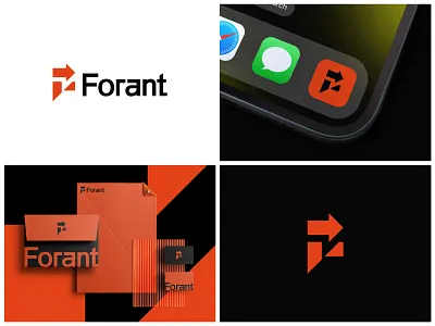 F + Forward Arrow Logo Design for Sale abstract logo arrow logo branding delivery logo f logo logistics logo logo modern logo startup logo