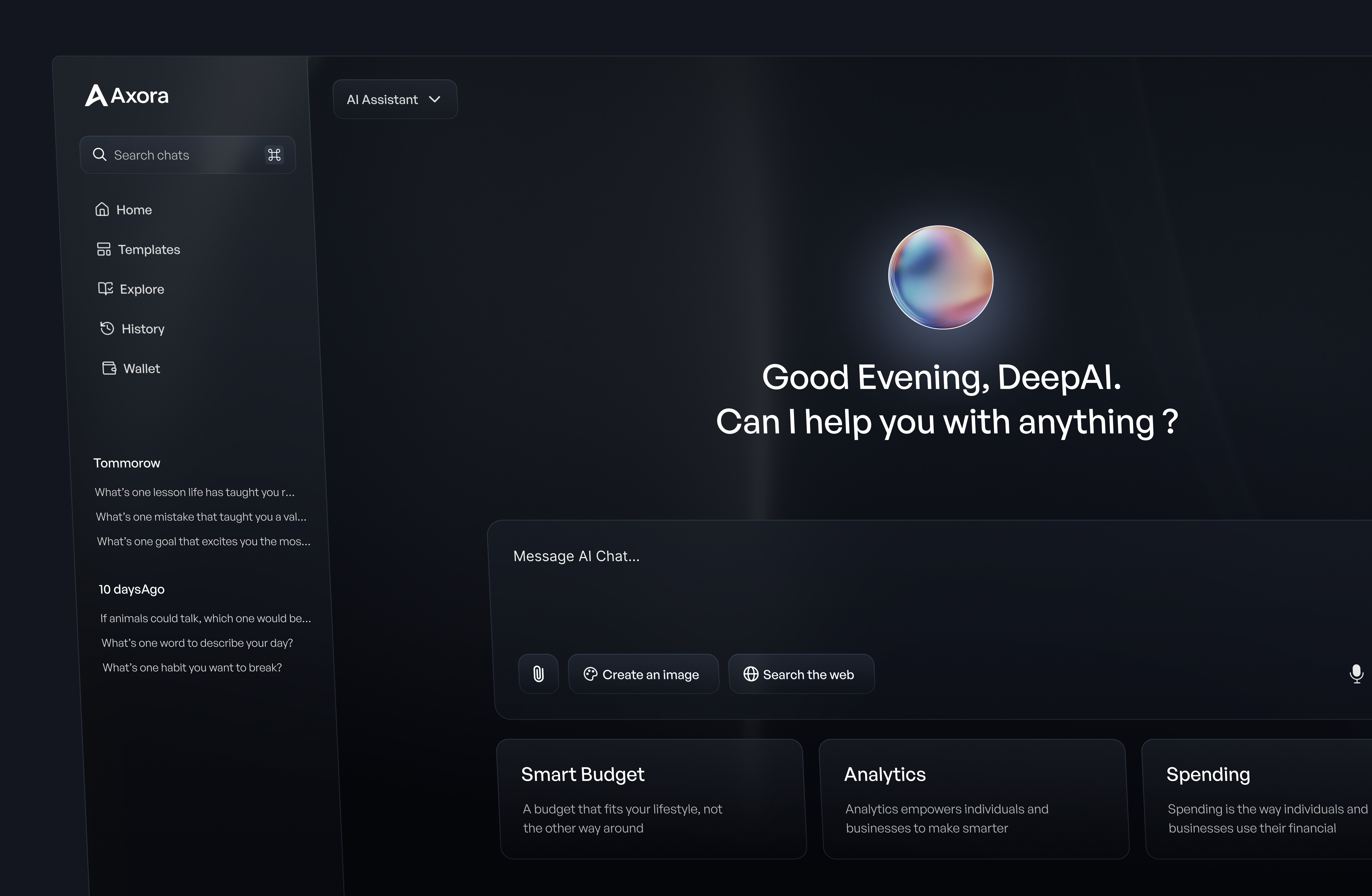 AI Chatbot - ChatGPT ai chatbot ai chatbot design ai chatbot platform ai chatbot ui ai chatbot website chatgpt chatgpt redesign web design