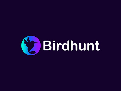 Birdhunt logo | Modern Bird icon bird bird icon bird logo brand brand design brand designer branding concept creative hire identity illustration logo logo design logo designer logo mark minimal modern logo symbol web logo