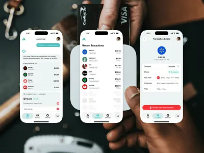 Avery iOS financial management ios personal finance