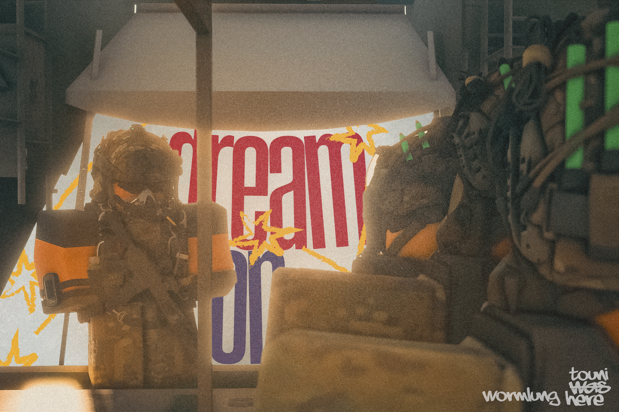 MILSIM - Dream On Propaganda canva design graphic design