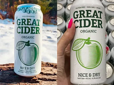 GREAT CIDER ORGANIC / Canada packaging design упаковка