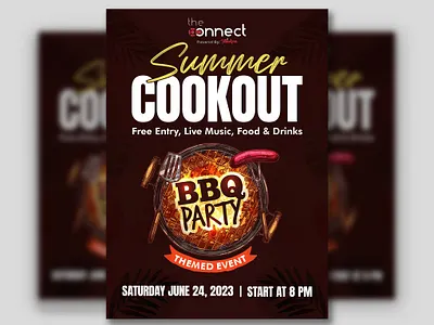 BBQ Poster Design bbq branding bbq night bbq party bbq poster cookout design creative poster event marketing event poster festival design food food event grill event modern flyer music event outdoor party party flyer promo graphic social post summer promo themed poster