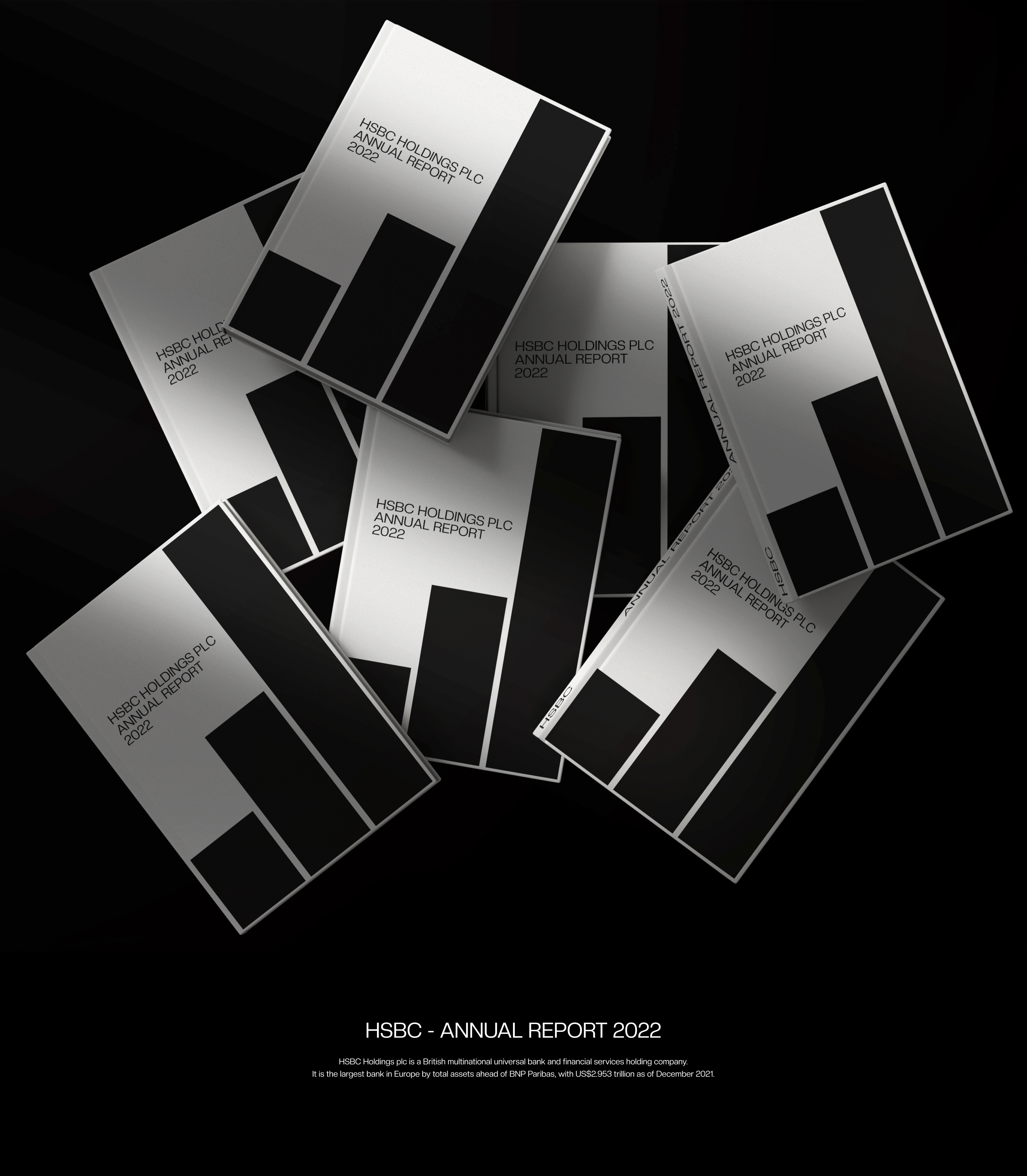 HSBC - ANNUAL REPORT 2022 graphic design