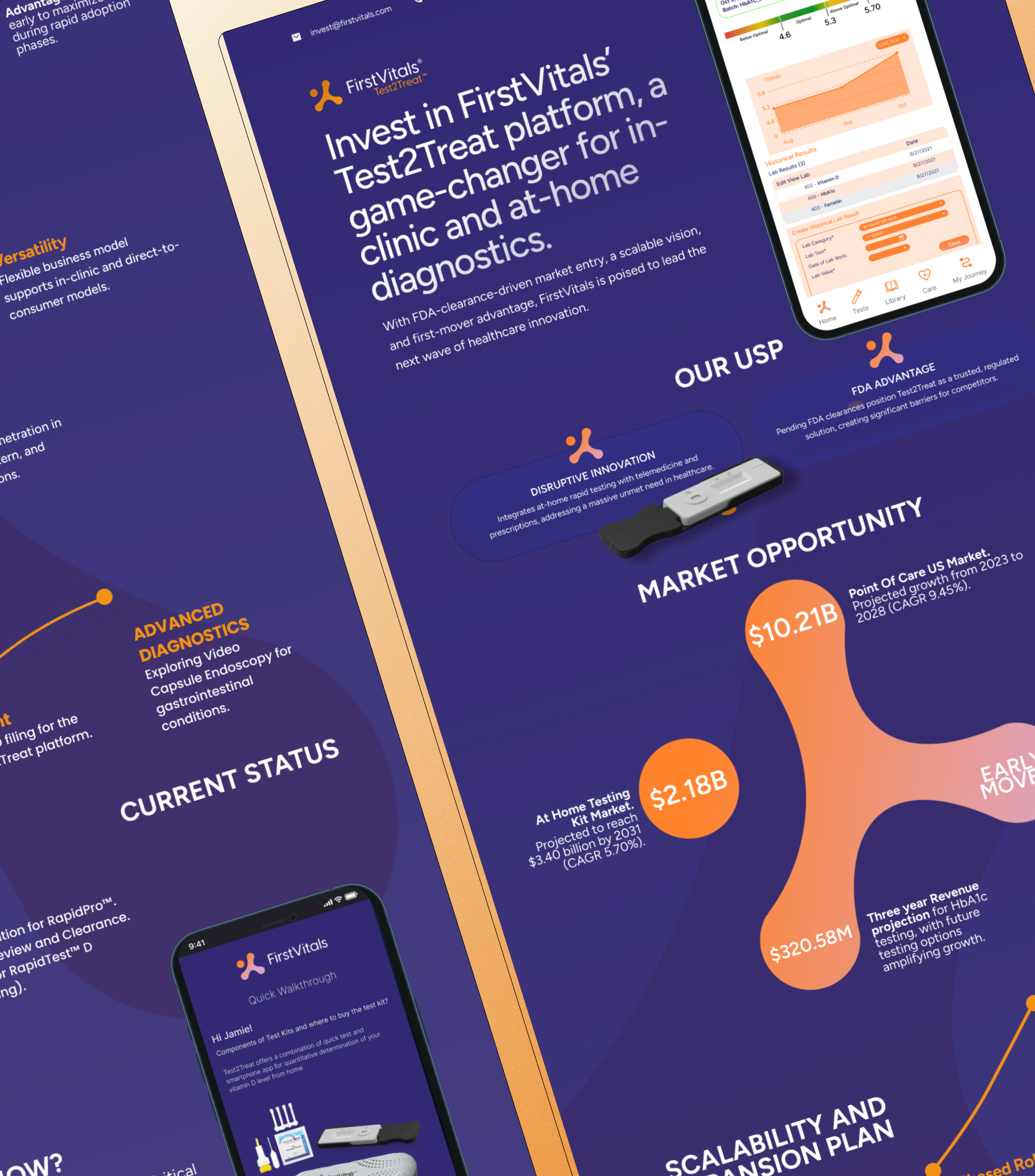 Example of Medical Pitch Deck Design