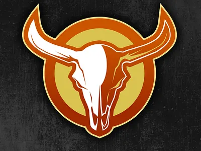 Skull icon concepts chipdavid dogwings icon ranch skull steer vector