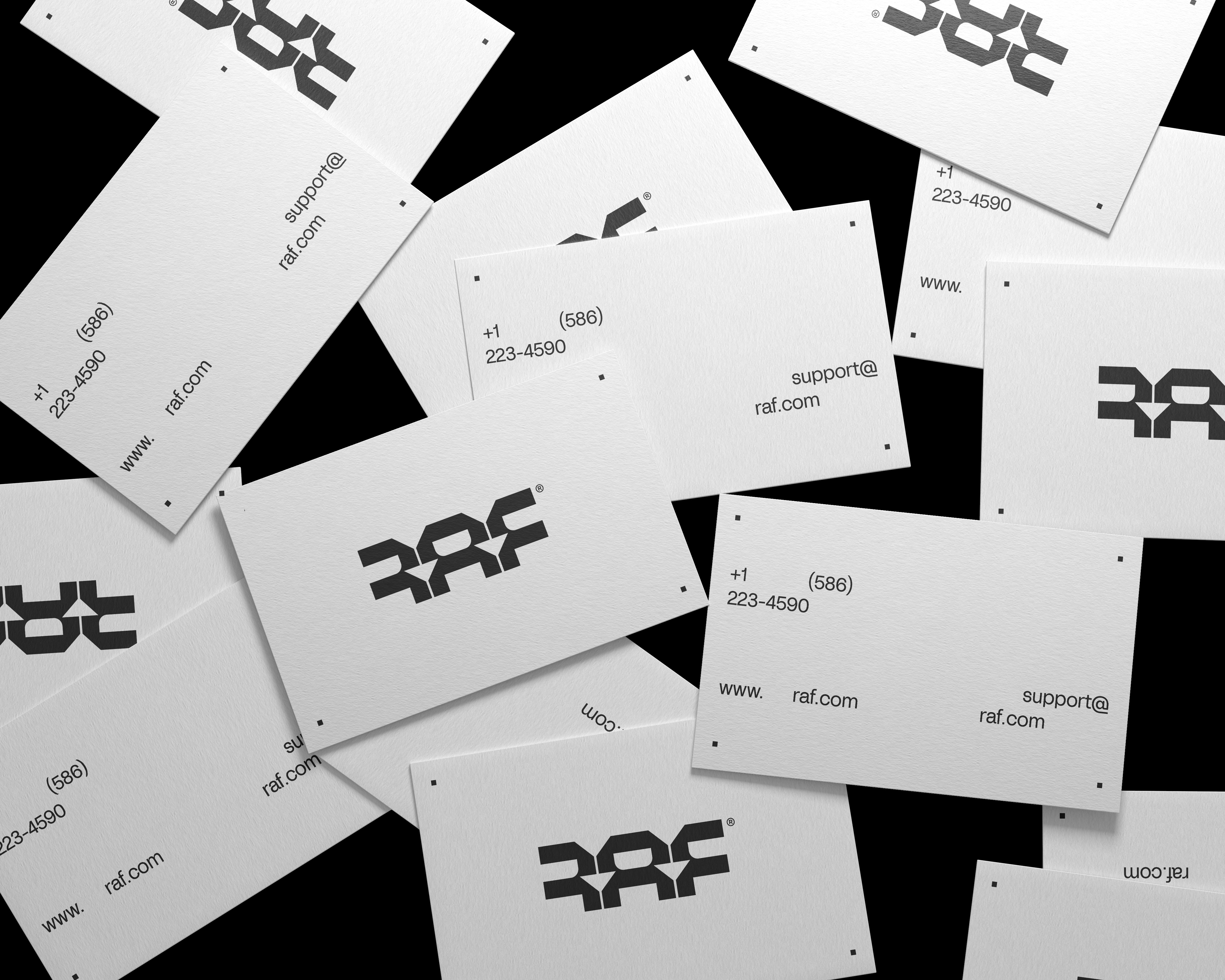 RAF Construction (Brand identity) branding graphic design