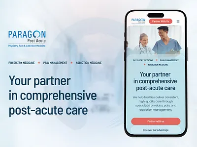 Paragon Health Partners b2b website brand positioning clean design corporate website digital strategy healthcare branding healthcare website local seo medical website modern website responsive design seo service website ui design ux design web design web development website design website redesign wordpress