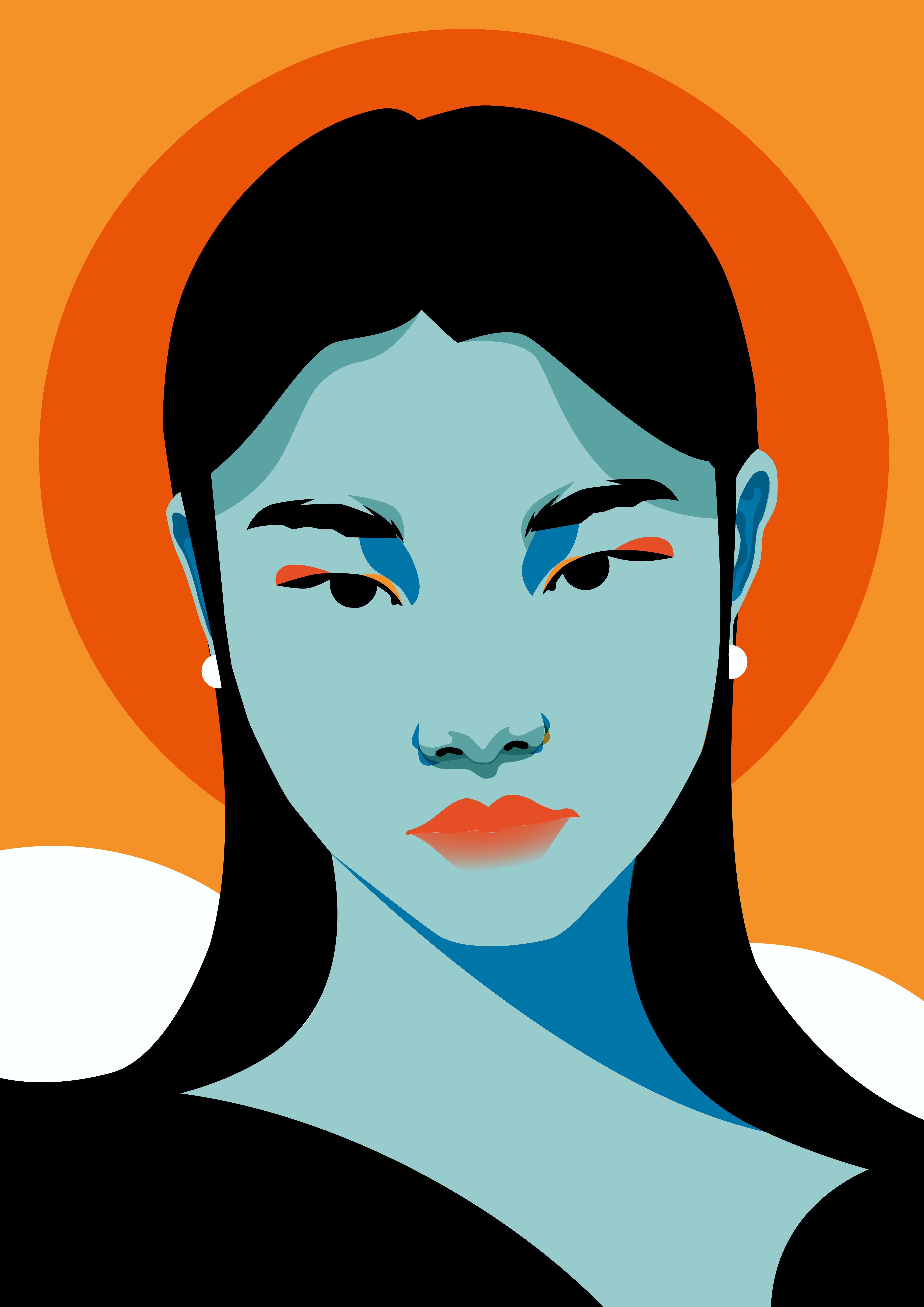 2603 abstract book illustration branding commercial illustration composition cover cover illustration design editorial illustration flat illustration illustration laconic lines minimal portrait poster simple vector vector portrait woman illustration