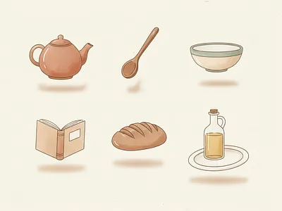 Interior Design Icon Set graphic design icon design icon set icons illustration illustrator interior design