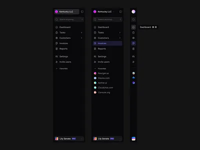 Sidebars app design appearance bar dark dark mode light mode nav nav bar navigation side bar sidebar topbar ui design ui ux ux design ux ui
