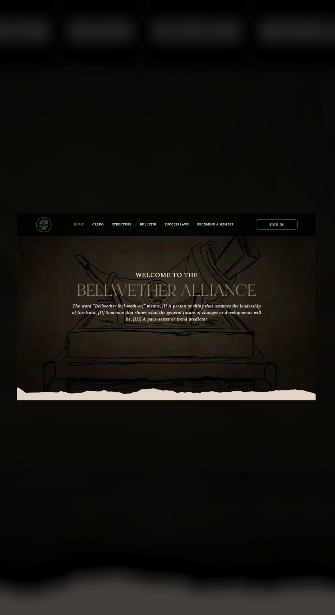 The bellwether - Web