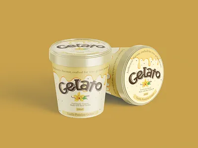 Gelato | Logo Design & Product Line Packaging branding design graphic design illustration lettering logo packaging