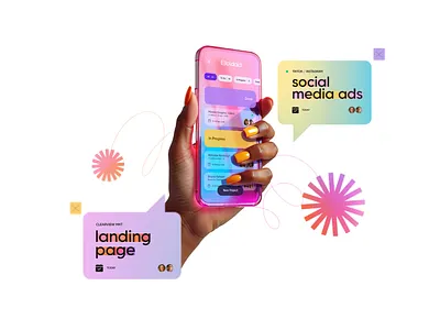Boldaid Social Media Graphic Package 2d branding chile colorful design flat gradient graphic design illustration logo visual identity