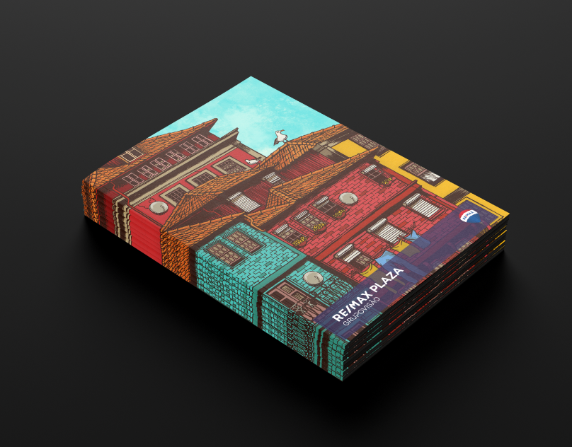 Remax Plaza Trimestral Magazine | Birthday Issue Cover branding design graphic design illustration