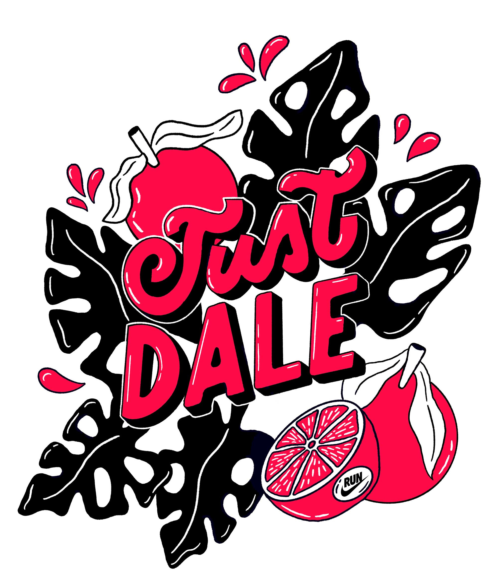 Example of Illustration & Hand Lettering Design