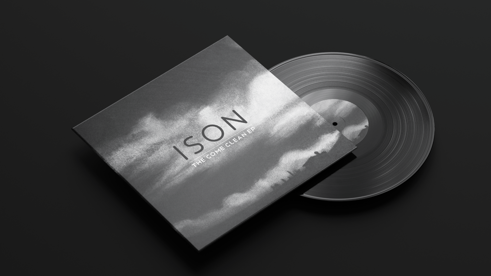 Ison | Print and Digital EP Album Cover branding design graphic design illustration lettering logo packaging