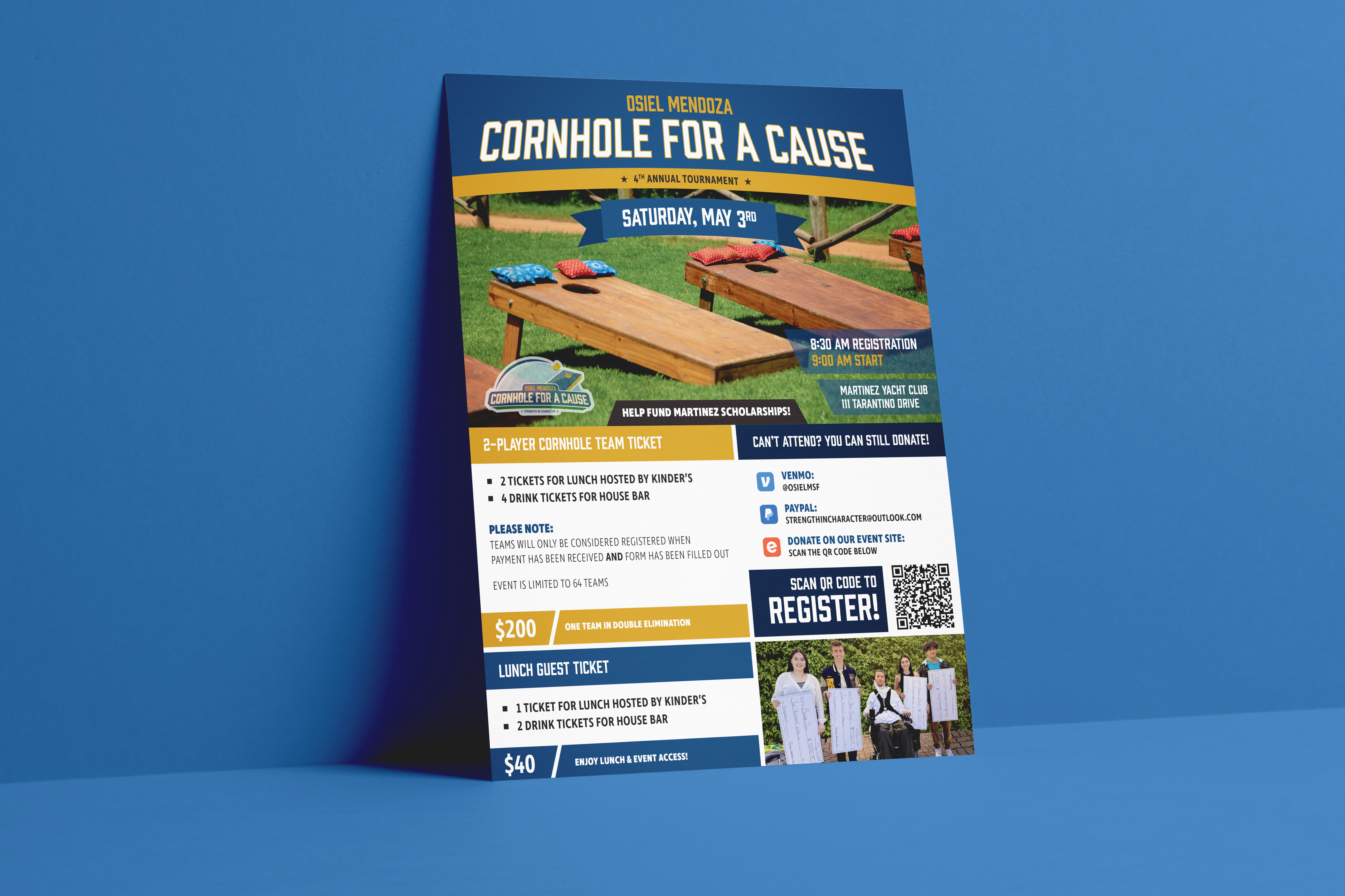 Non-Profit Fundraiser Marketing: Print Flyer