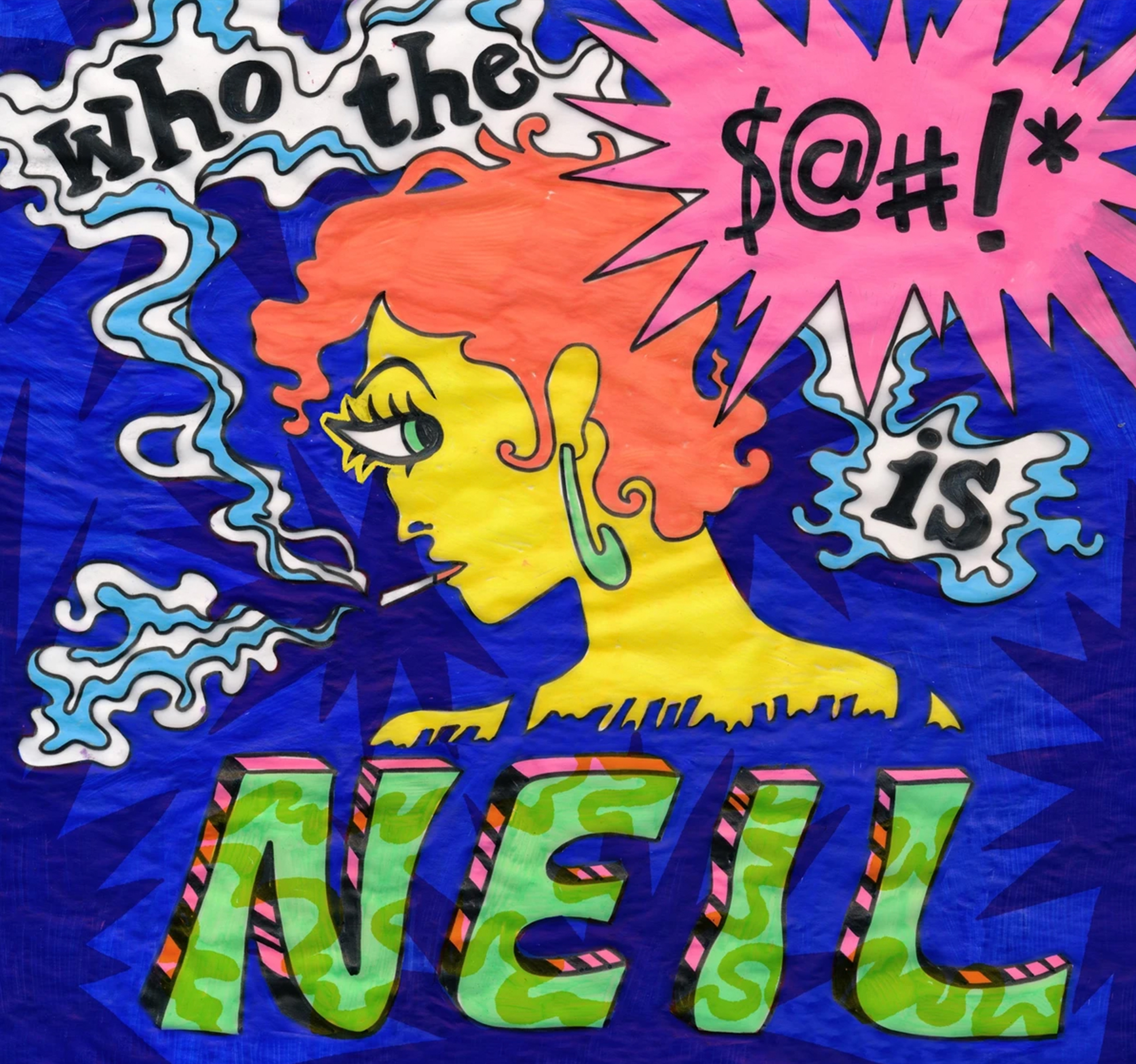 Neil graphic design hand drawn type illustration multimedia