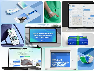 Rx2Go - Branding, UX/UI b2b web design branding crm delivery service design health logo ui uxui