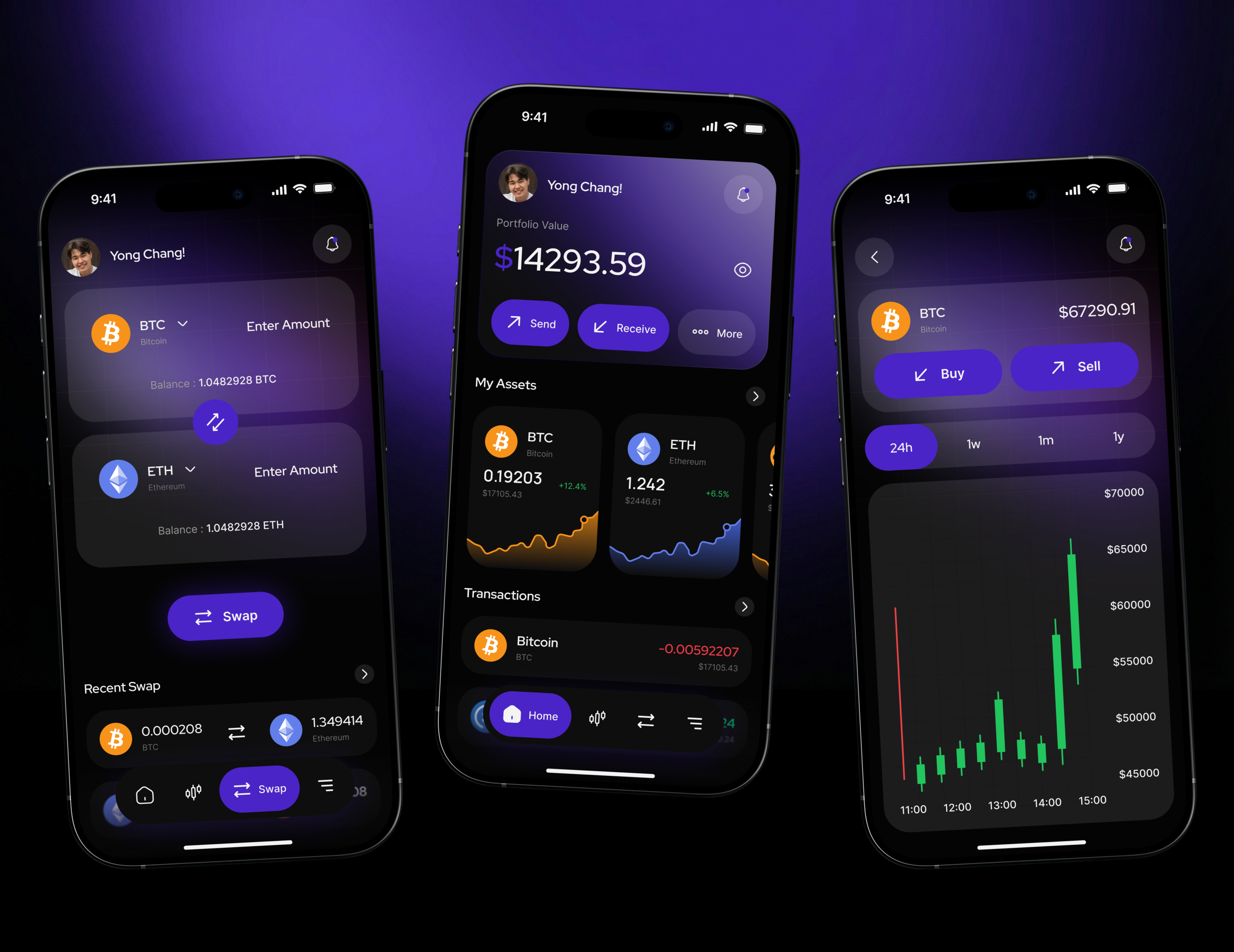 AURA – Crypto Exchange UI Design app app design branding crypto design dribbble ecommerce figma figma designer graphic design illustration logo stock trading ui ui ux uix vector web design