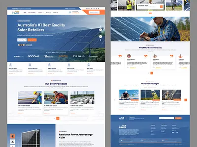 RevoluSun Power - Modern Solar Energy Website UI Design ai landing page design energy futuristic web design green energy inspiration landing page modern website renewable renewable energy solar panel website solar project solar website trendy website ui ui animation uiux web design website website animation