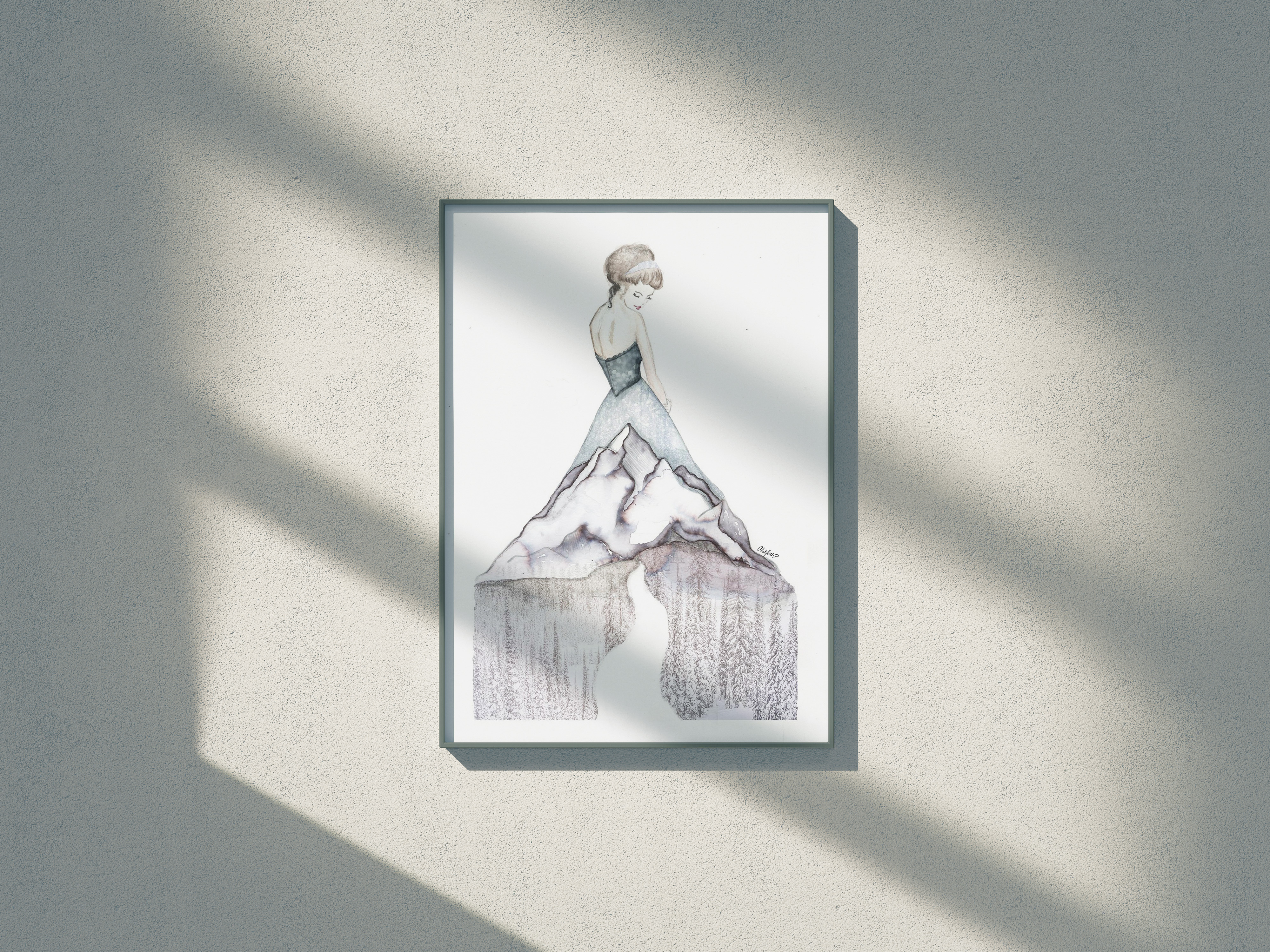 Crowned in Ice - Art Piece
