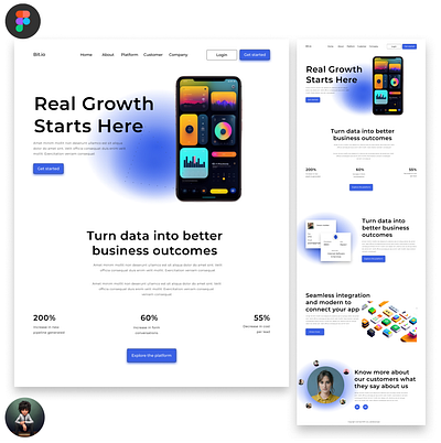 Data Activation Landing page UI frontenddeveloper graphic design ux web design