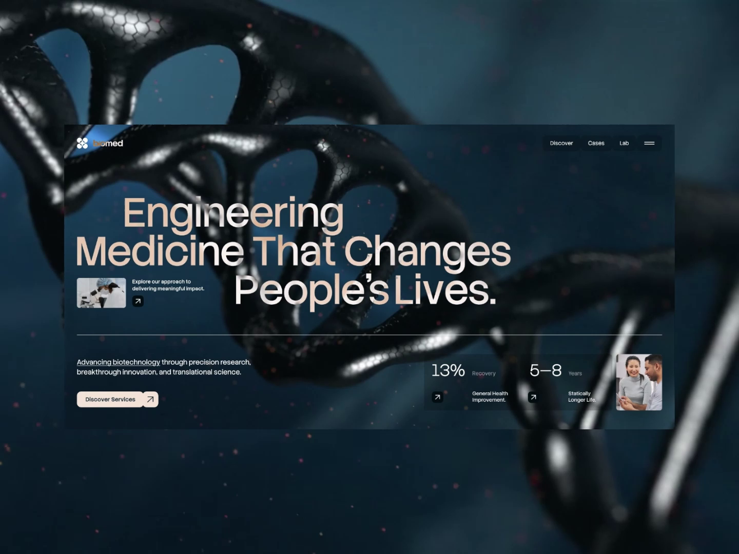 Biomed • Hero Animation