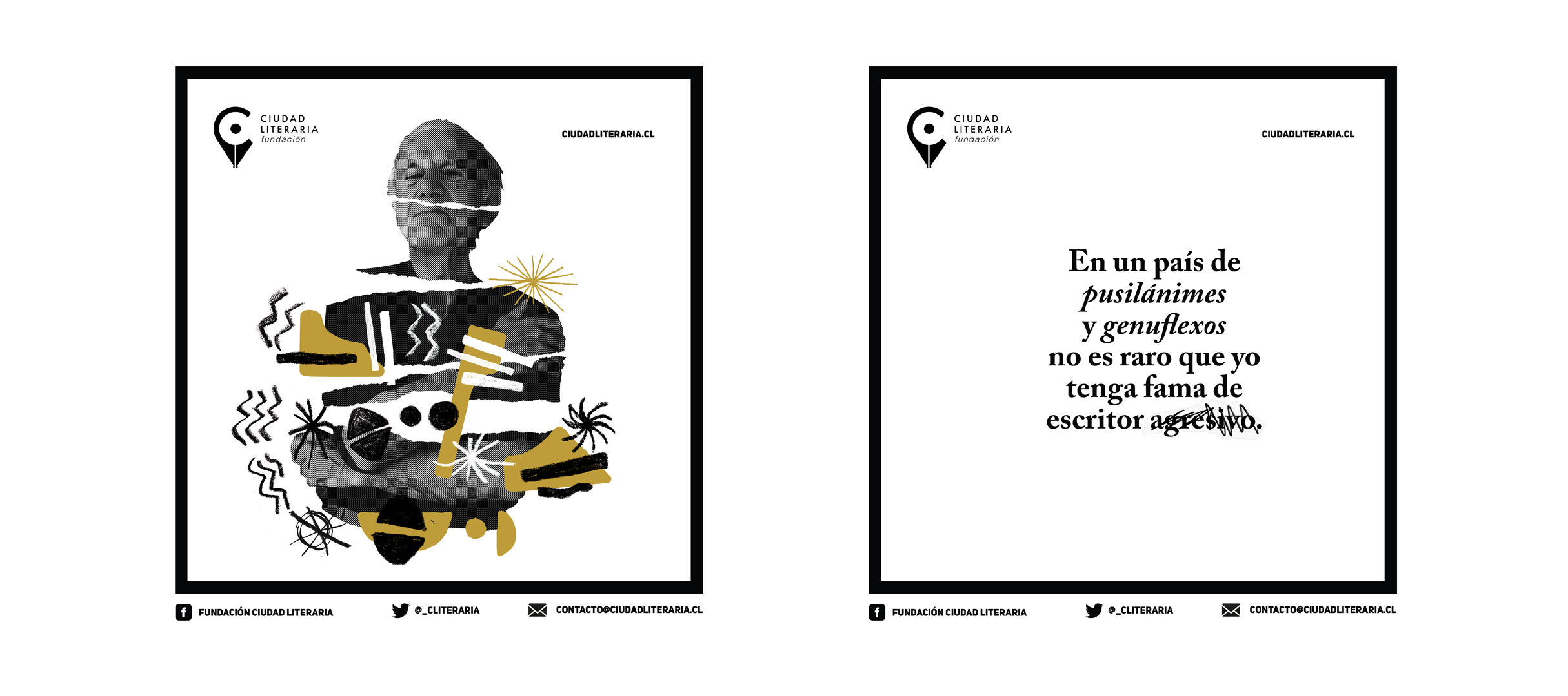 Ciudad Literaria Totebag Merch Design