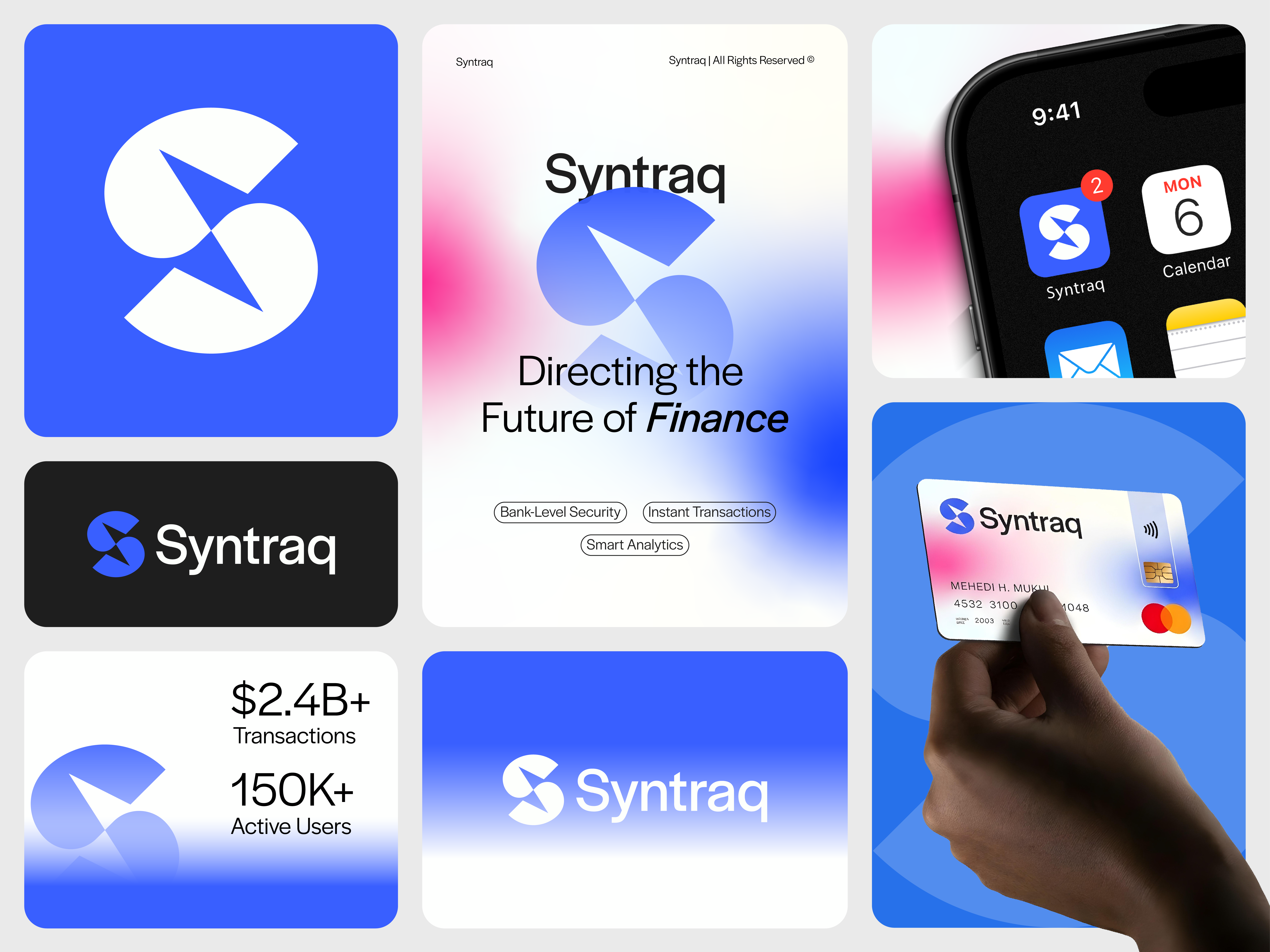 Syntraq FinTech Branding – Logo & Brand Metrics Presentation branding graphic design logo