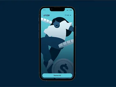 Login App Onze app b2b fintech login ui ux