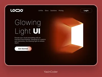Glowing Light UI ui