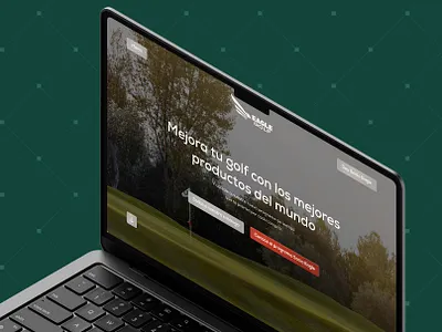 Eagle Golf - Web diseño golf graphic design interface interfaz paginaweb ui ux uxui web webdesign webpage