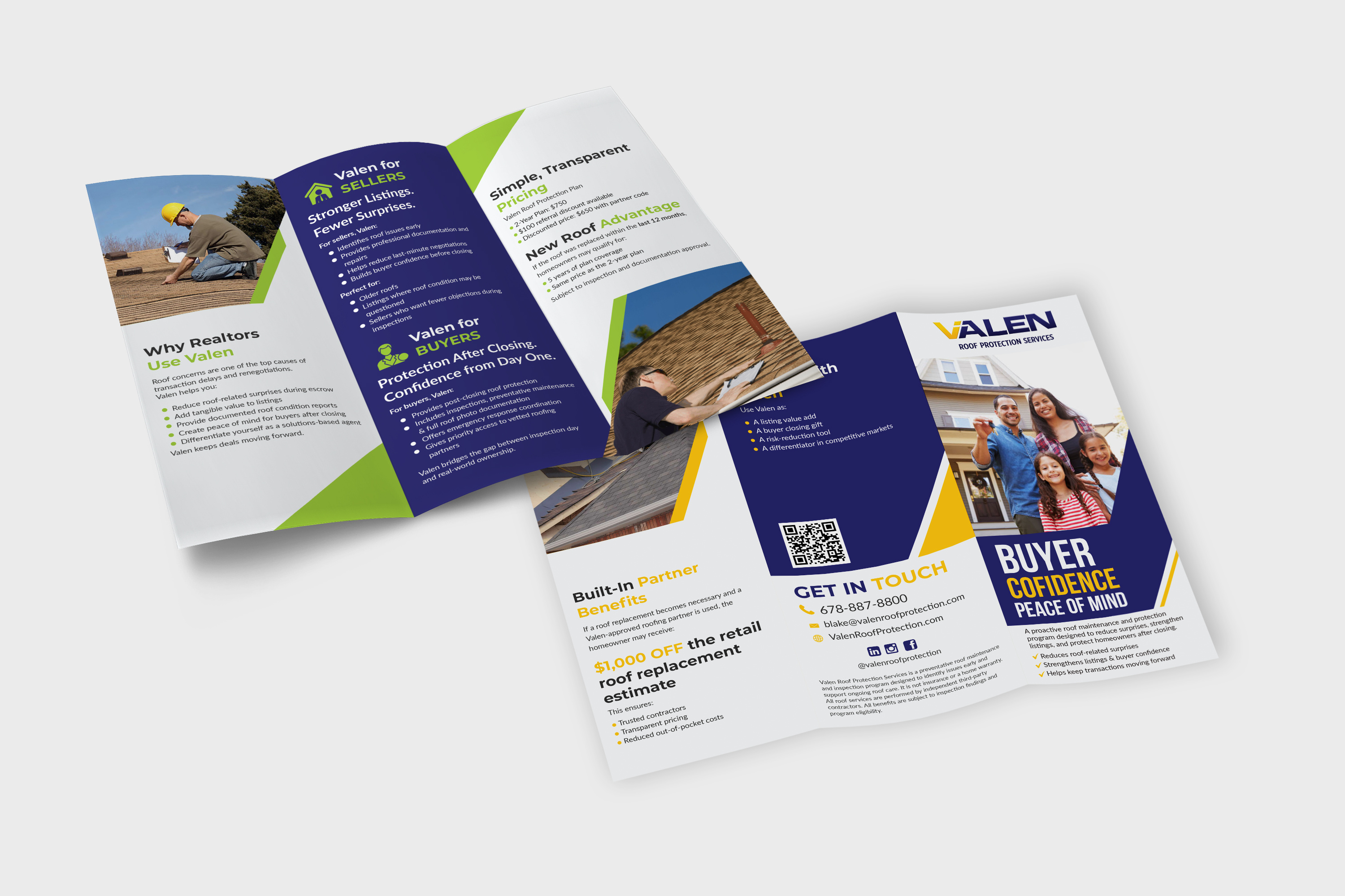 Example of Postcard, Door Hanger, Flyer, Trifold
