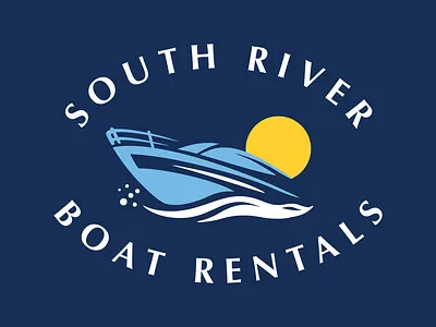 South River Boat Rentals logo logo design