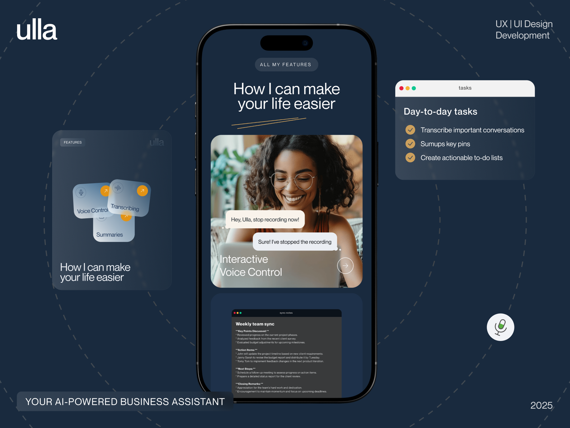 Ulla the Bot | AI-Powered Business Assistant ai b2b figma framer landing page redesign responsive design saas startup ui ux webdesign webflow website website design wordpress