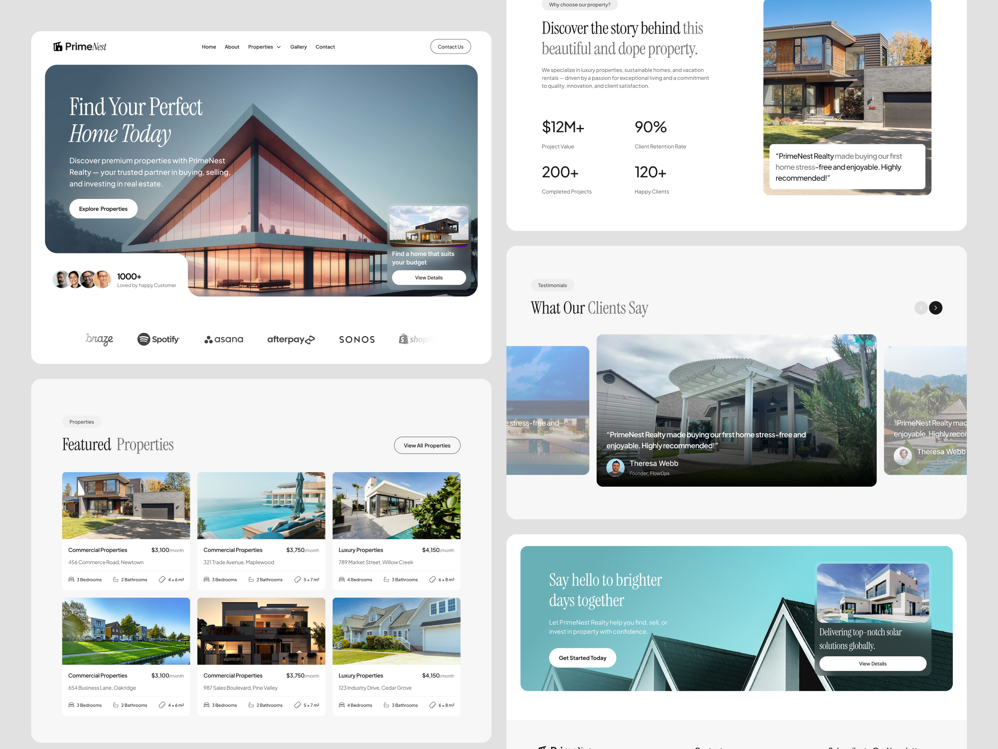 Example of Landing Page Design