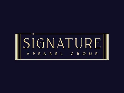Signature Apparel Group logo logo design